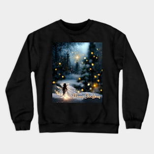 Holy Christmas Night - Winter Snowy Evening Crewneck Sweatshirt